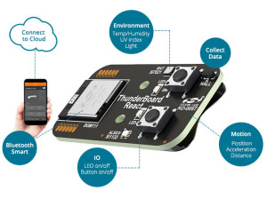 IoT board with Bluetooth LE plus sensors
