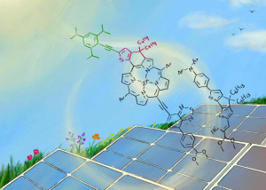 New molecular dye improves the efficiency of dye-sensitized solar cells. Image: Izumi Mindy Takamiya / University of Kyoto.