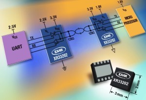 The XR33202 copes with a wide range of logic levels