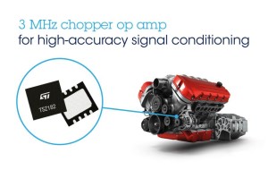 Chopper op-amp has excellent speed/power consumption ratio