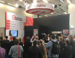 Picture: Elektor booth 2017 is looking forward to see you again