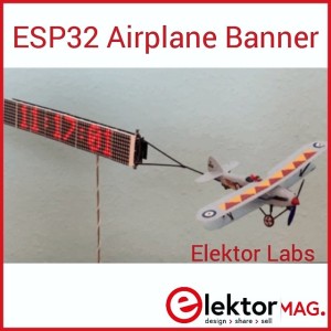 ESP32 Airplane Banner
