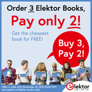 Order 3 Elektor books! Pay only 2!