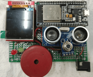 ESP32 Touchless temperature sensor – Display, Speak & upload to cloud