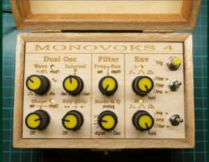 Synthesizer MonoVoks4, analog filter Polivoks style