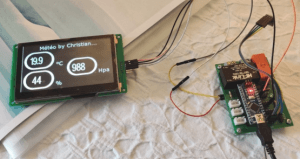 A simple barometer with BME280