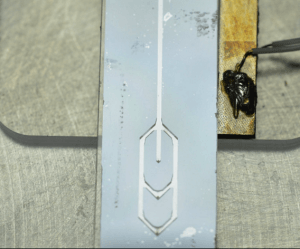 Acoustic vibrations for sorting blood cells