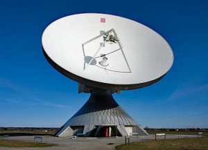 Control station in Raisting in Bavaria / Germany. Bild: Richard Bartz, Wikimedia, CC 2.5