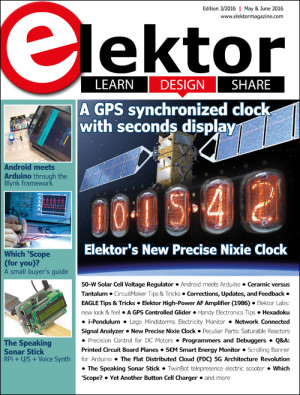 Edition 3/2016 of Elektor Magazine now available!