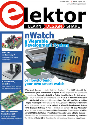 Edition 4/2017 of Elektor is now available!