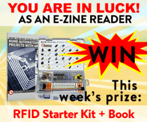 Win an RFID starter-kit for Arduino with accompanying book
