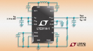Up/Down-Konverter zwischen 2,7 V und 40 V