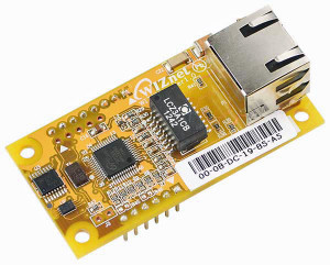 Ethernet-Controller-Modul WIZ55io geht ab