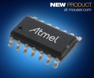 The Atmel ATtiny102 and ATtiny104 microcontrollers, available from Mouser Electronics, are low-power CMOS 8-bit microcontrollers based on the Atmel AVR-enhanced RISC architecture.