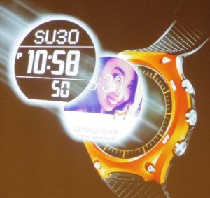 Sparsame Smart-Watch mit zweilagigem LCD