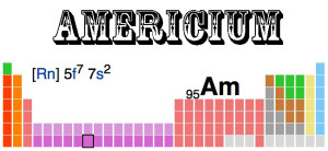 Das radioaktive Element Americanium