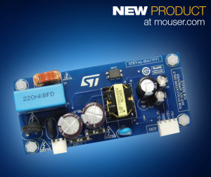 The ST STEVAL-ISA175V1 evaluation board includes an onboard VIPer26HD IC with an 800V avalanche ruggedness power MOSFET.