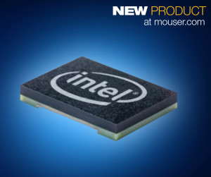 The Intel Curie module, now available from Mouser Electronics, features a 32-bit Intel Quark SE SoC with 384 kBytes of flash memory and 80 kBytes of SRAM.