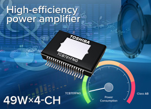 Neues Verstärker-IC TCB701FNG. Bild: Toshiba.
