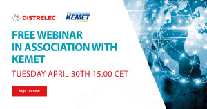 Distrelec und KEMET kündigen zweites Webinar der Distrelec Webinar Serie an