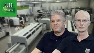„Eurocircuits hat sich in diesem Jahr hauptsächlich auf Flexibilität und Qualität konzentriert, um die Standardlieferzeiten deutlich zu senken“, Dirk Stans (l.) und Luc Smets, Geschäftsführende Gesellschafter.