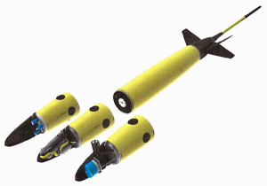 Gleitender Tiefsee-Roboter mit austauschbarer Sensor-Front
