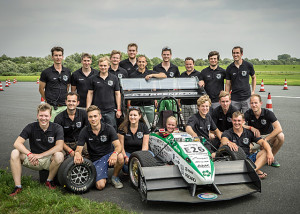 GreenTeam mit Elektroauto