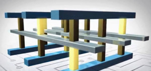 Aufbau von 3D-Xpoint-Speicherzellen