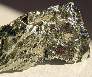 Elementares Germanium. Bild: Gibe/Wikipedia
