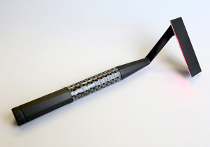 Prototyp eines Laser-Rasierapparats