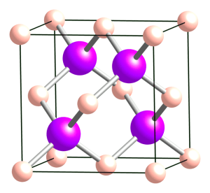 Borarsenid-Kristall. Bild: Ben Mills / wikimedia.org