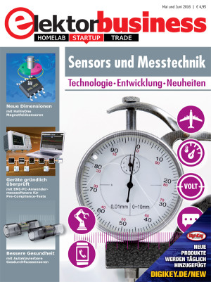 Neu: Elektor Business-Ausgabe mit den Schwerpunkten Sensoren und Messtechnik