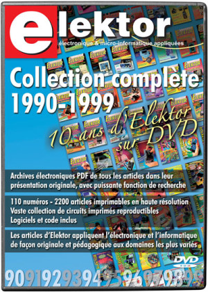 34% de remise sur le DVD Elektor 1990-1999