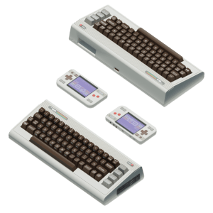 La nostalgie n’est plus ce qu’elle était : image virtuelle non pixelisée de l’ordinateur et de la console THE 64™.