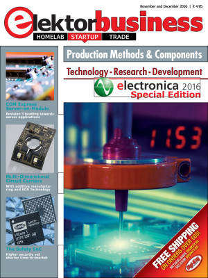 Téléchargement gratuit : Elektor Business Magazine "Production Methods & Components"