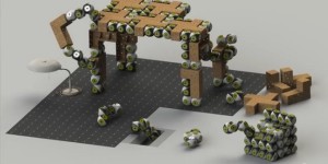 Robotmodules vormen meubels