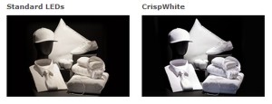 Crisp White LED-technologie verbetert kleurweergave