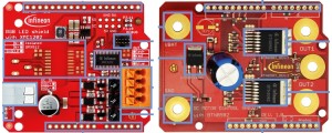 Nieuwe Arduino-shields van Infineon