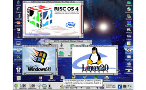 Screenshot van RISC OS4 door Richard Butler