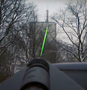 HyperLOG-antenne met lasertelescoop (optioneel)