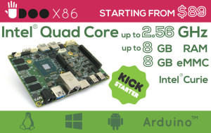UDOO X86, 10 keer sneller dan een RPi3