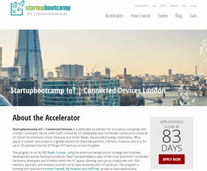 Internet of Things Accelerator-programma voor startups