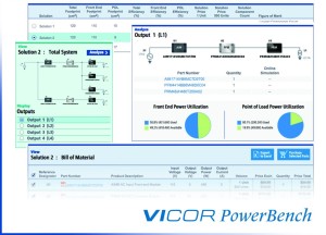 Power System Designer van Vicor helpt bij het configureren van modulaire systemen