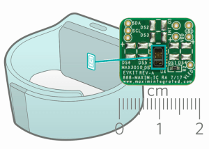 Geïntegreerde sensors voor puls-oximetrie en hartslagfrequentie voor draagbare fitnessmonitors