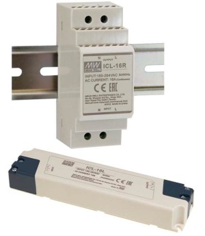 Mean Well’s nieuwe ICL-16R/16L; 16A AC Inrush Current Limiter