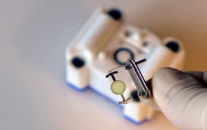 Kwartskristal als picogram-weegschaal