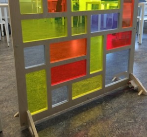 Elektrische Mondriaan wekt energie op