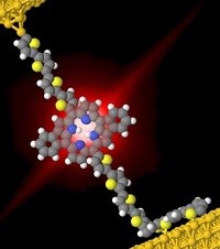 Elektronen omgezet naar plasmonen met slechts één molecuul