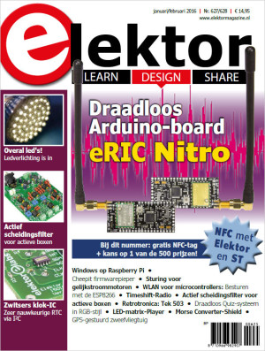 De januari/februari-editie 2016 van Elektor is nu verkrijgbaar!