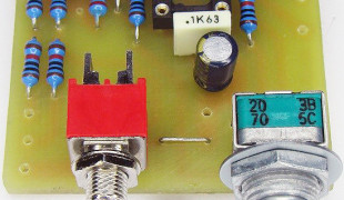 Audio-Eingangswahlschalter mit Verstärkungseinstellung